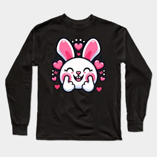 Bunny Love Takes Flight Long Sleeve T-Shirt